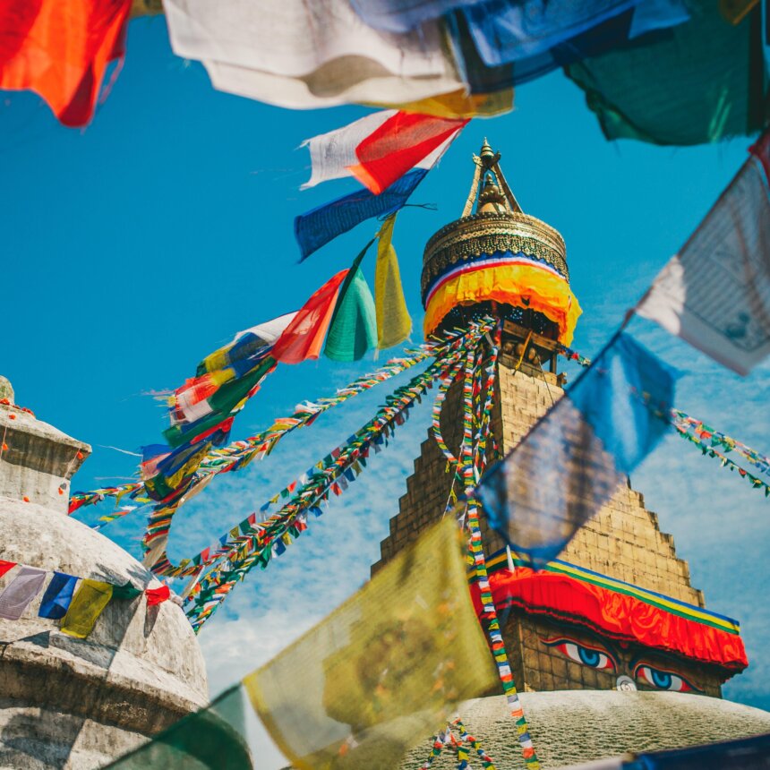 Die symbolischen Ausdrucksformen der tibetischen Gebetsfahnen